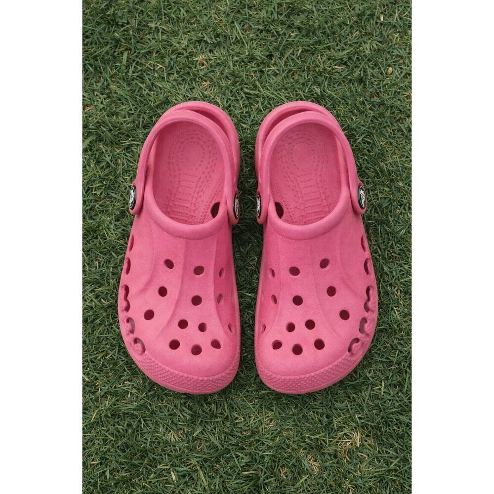 Crocs Coast Clog K Little Girl's Party Pink Sandals 204094-6U9 Size C10